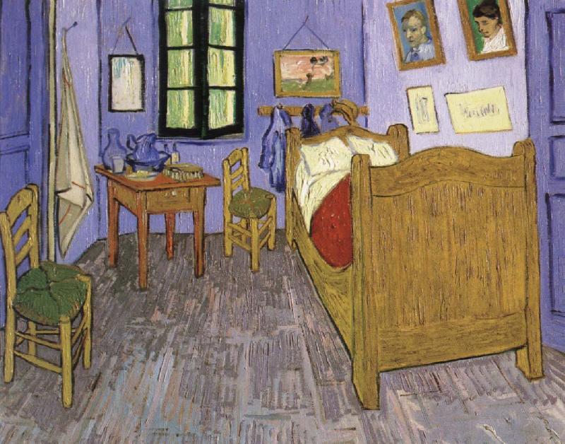 Vincent Van Gogh the bedroom at arles oil painting image